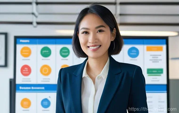 모니터링 프로그램의 효과 평가 방법 - **Prompt:** A confident and determined Thai businesswoman, in her early 30s, with a stylish bob hair...